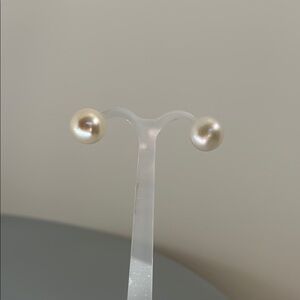 14k fresh water pearls earrings